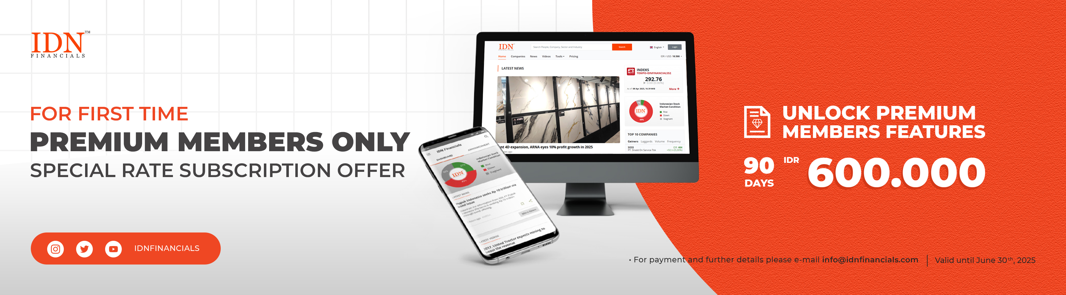 IDNFinancials Premium Member Promo